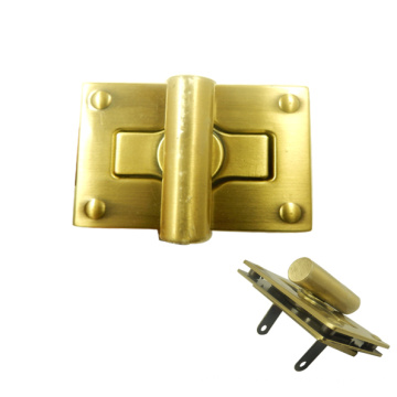 Dongguan Manufacturer Gold Metal Assemble Turnlock Tag for Bag